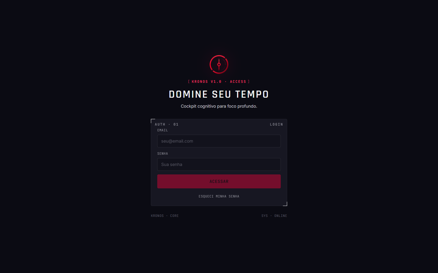 Print do site Kronos